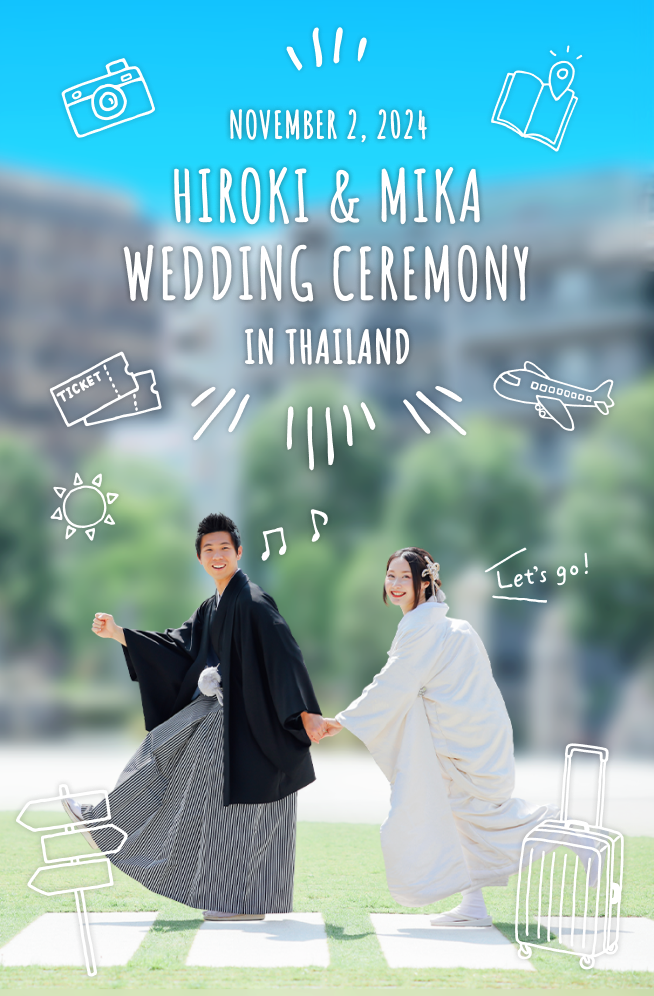 HIROKI & MIKA WEDDING CEREMONY in Thailand